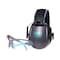 Girls With Guns Assure Protective Safety Glasses & Earmuffs Combo Set, Gray/Teal/Black 2388 - alternate 8